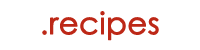 recipes domain extension logo
