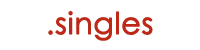 singles Доменное имя extension logo