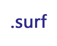 surf domain extension logo