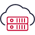 Hosting and Server Support Icon